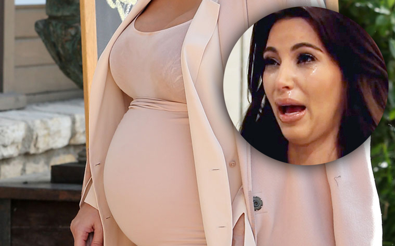 Pregnant Kim Kardashian Freaking Out Over 52 Lb And Counting Weight