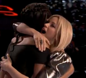 Shakira and Sasha Allen on The Voice