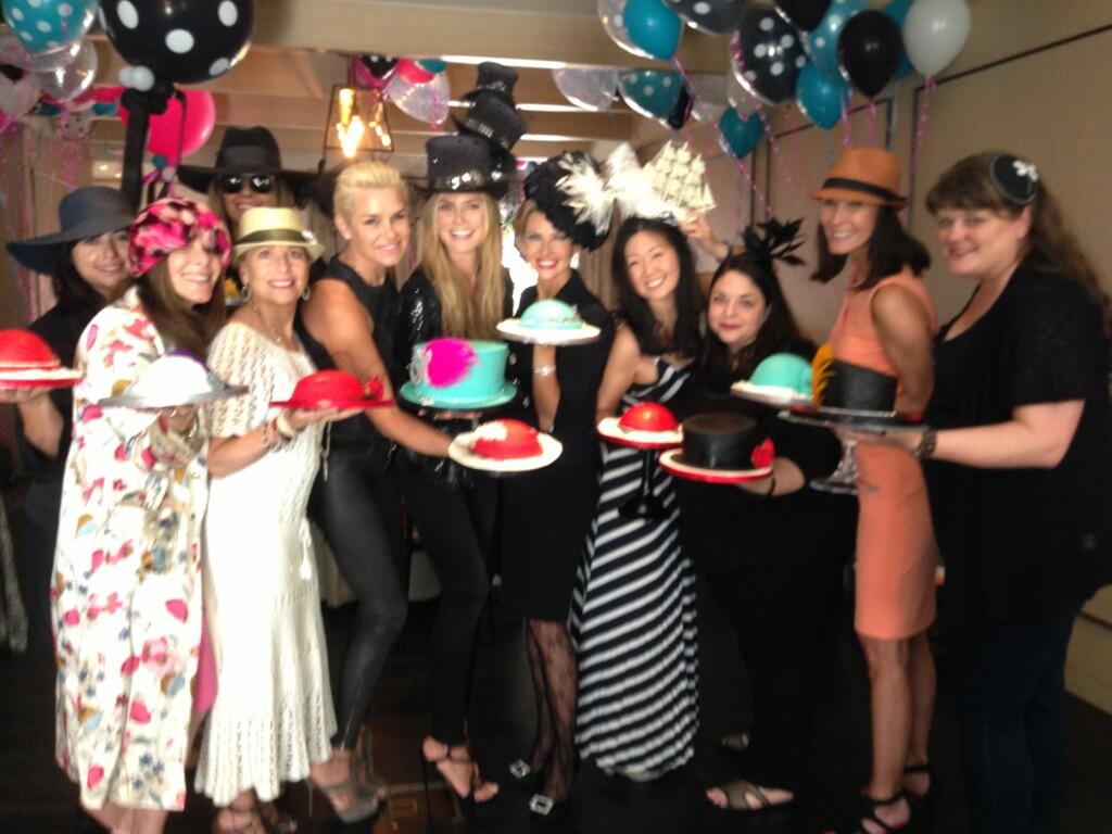 Heidi Klum & friends at her bday party
