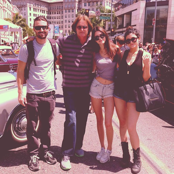 Brandon, Bruce, Kendall & Kylie Jenner
