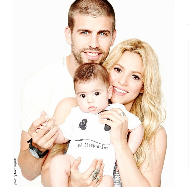 Shakira and family