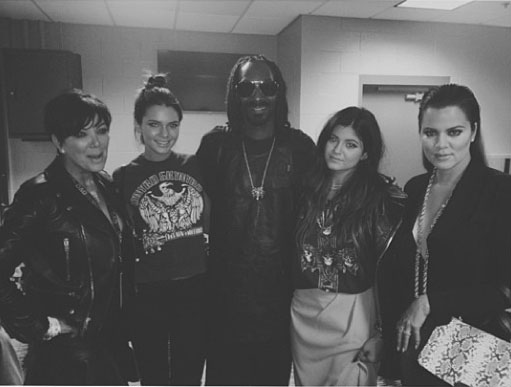 Kris Jenner, Kendall Jenner, Snoop Dogg, Kylie Jenner, Khloe Kardashian