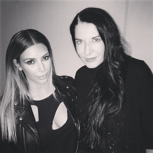 Kim Kardashian & Marina Abramovic