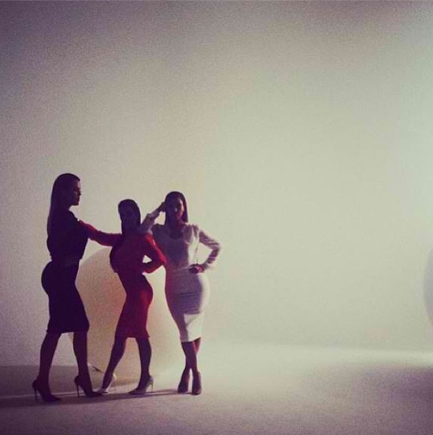 Khloe, Kim & Kourtney Kardashian
