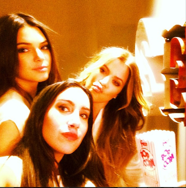 Kendall Jenner, Jen Atkin & Khloe Kardashian