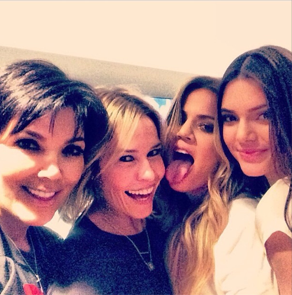 Kris Jenner, Chelsea Handler, Khloe Kardashian & Kendall Jenner