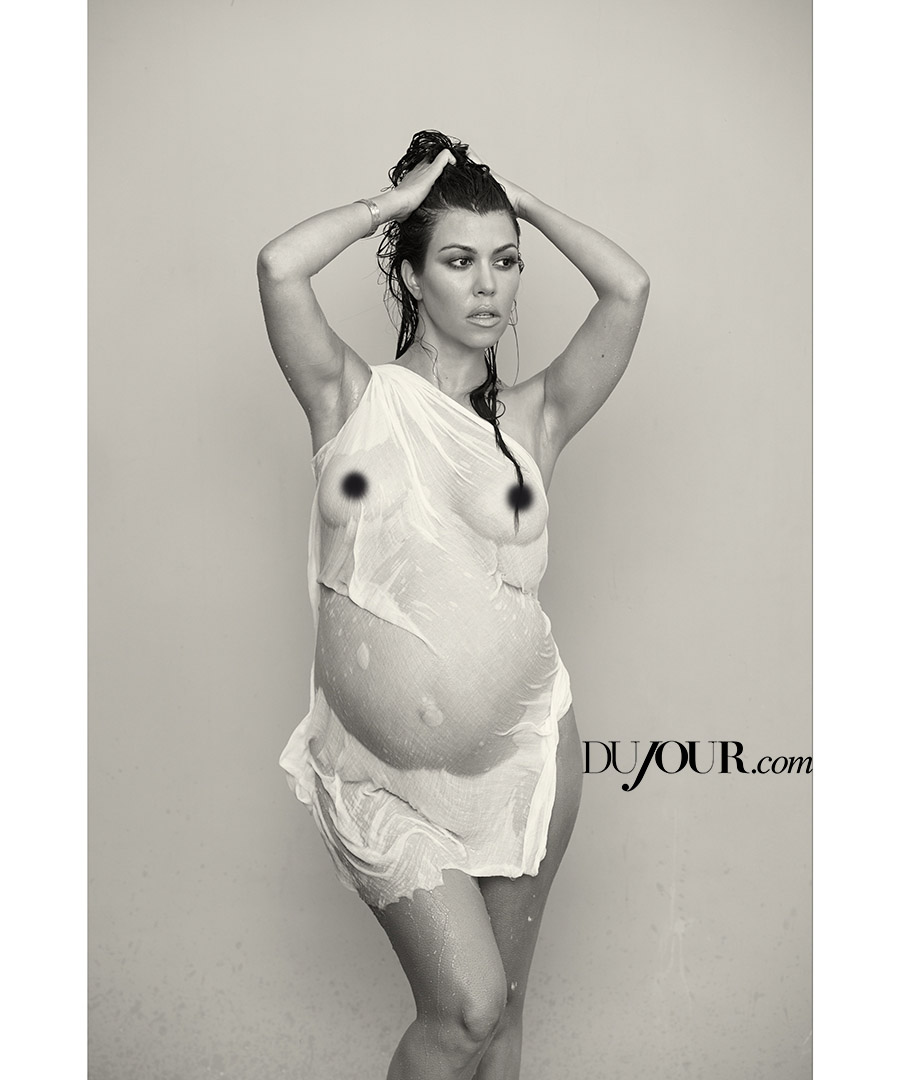 900px x 1080px - Kourtney Kardashian Shows Off Baby Bump in Naked Photo Shoot | Star Magazine