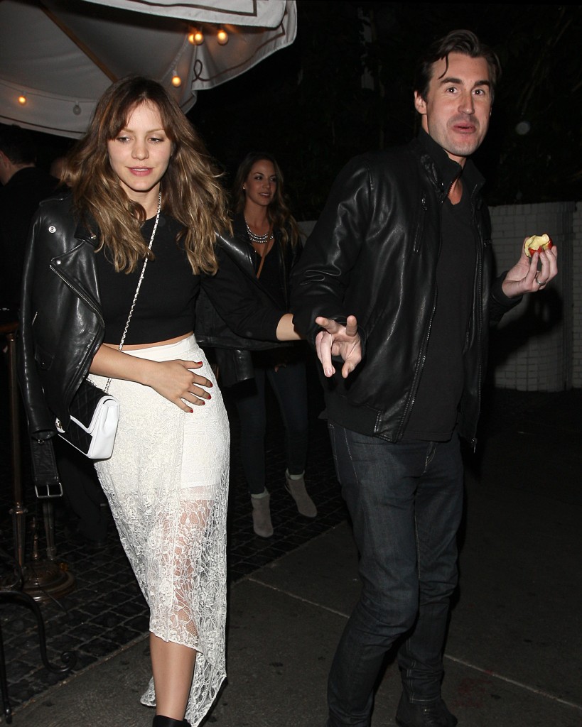 Katharine McPhee and Elyes Gabel Leave Chateau Marmont Together