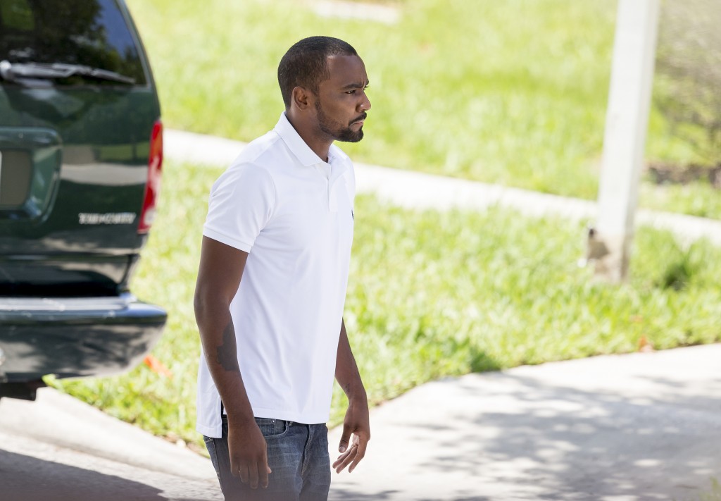 Nick Gordon, Bobbi Kristina Brown's longtime partner, was looking very downcast as he returns to his Florida home after a shopping trip with his mother on July 28. Photo by: Splash