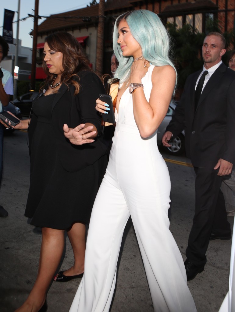 Kylie Jenner arrives on the red carpet at Bellami Beauty Bar in West Hollywood  ( Photo credit: TwisT)