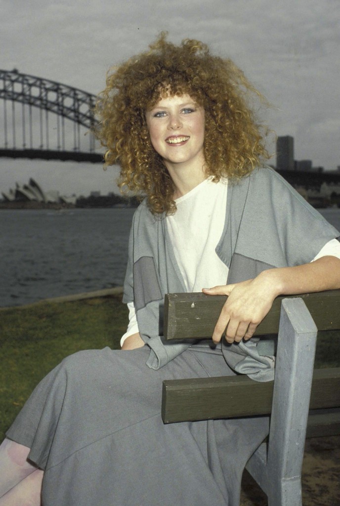 Australian actress Nicole Kidman during her release of "BMX Bandit" movie in 1990. (Photo by Patrick Riviere/Getty).