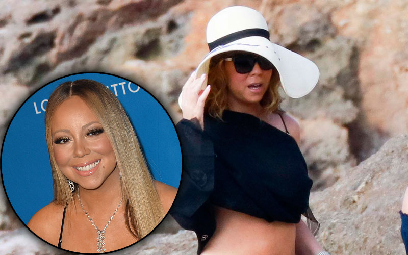 Mariah Carey Flashes Cleavage In Itty Bitty Bikini In St Barts Amid Drastic Weight Loss Star 