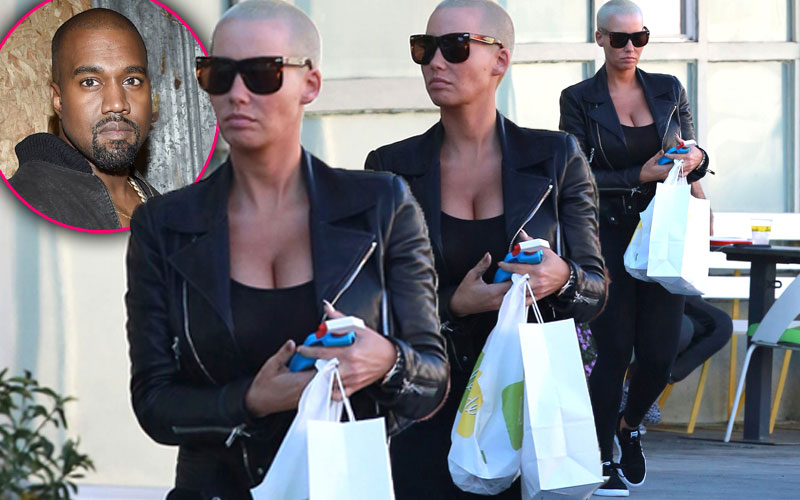 Its Not Over Amber Rose Smashes Kanye West With Another Diss — Why Her Latest Pics Will Make