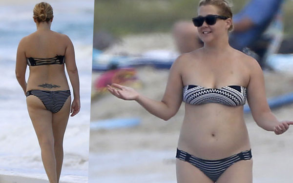 Amy Schumer Naked Pussy - Nothing To Hide! Amy Schumer Dares To Bare In Bikini As Fat ...