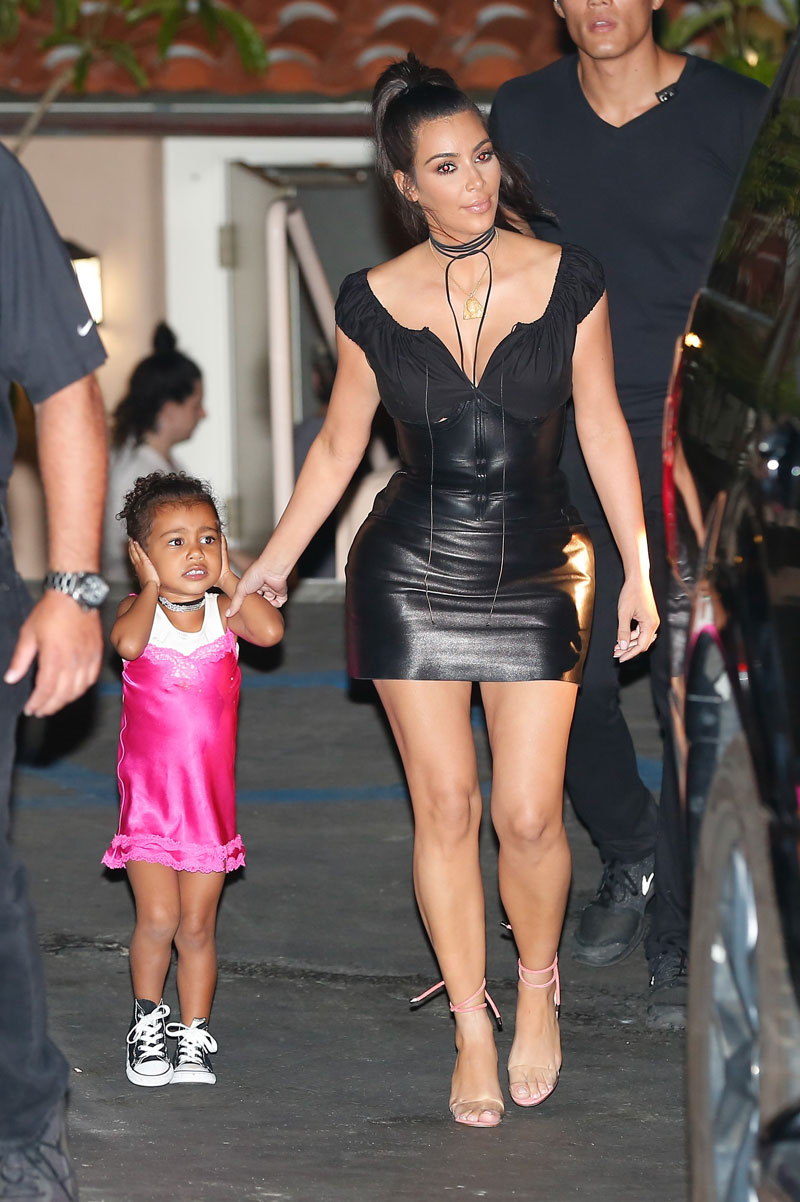 Kim's Littlest Victims: Kardashian Dresses North West In Lingerie And ...