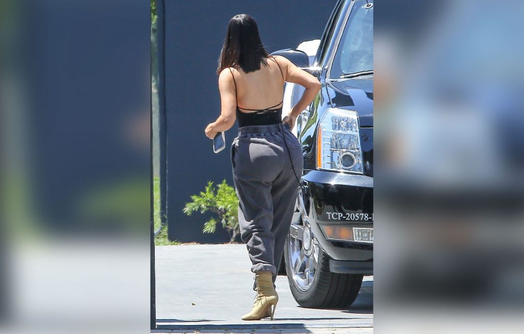 Kim Kardashian Filming KUWTK Jonathan Cheban Butt Scandal Video