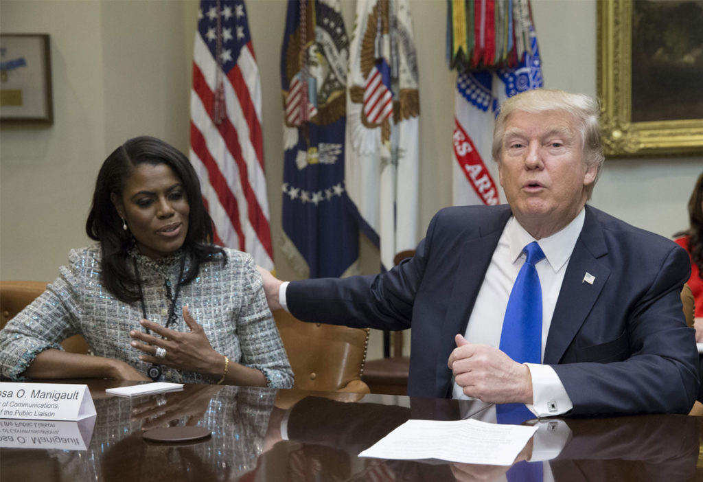 Omarosa with President Donald Trump Friends