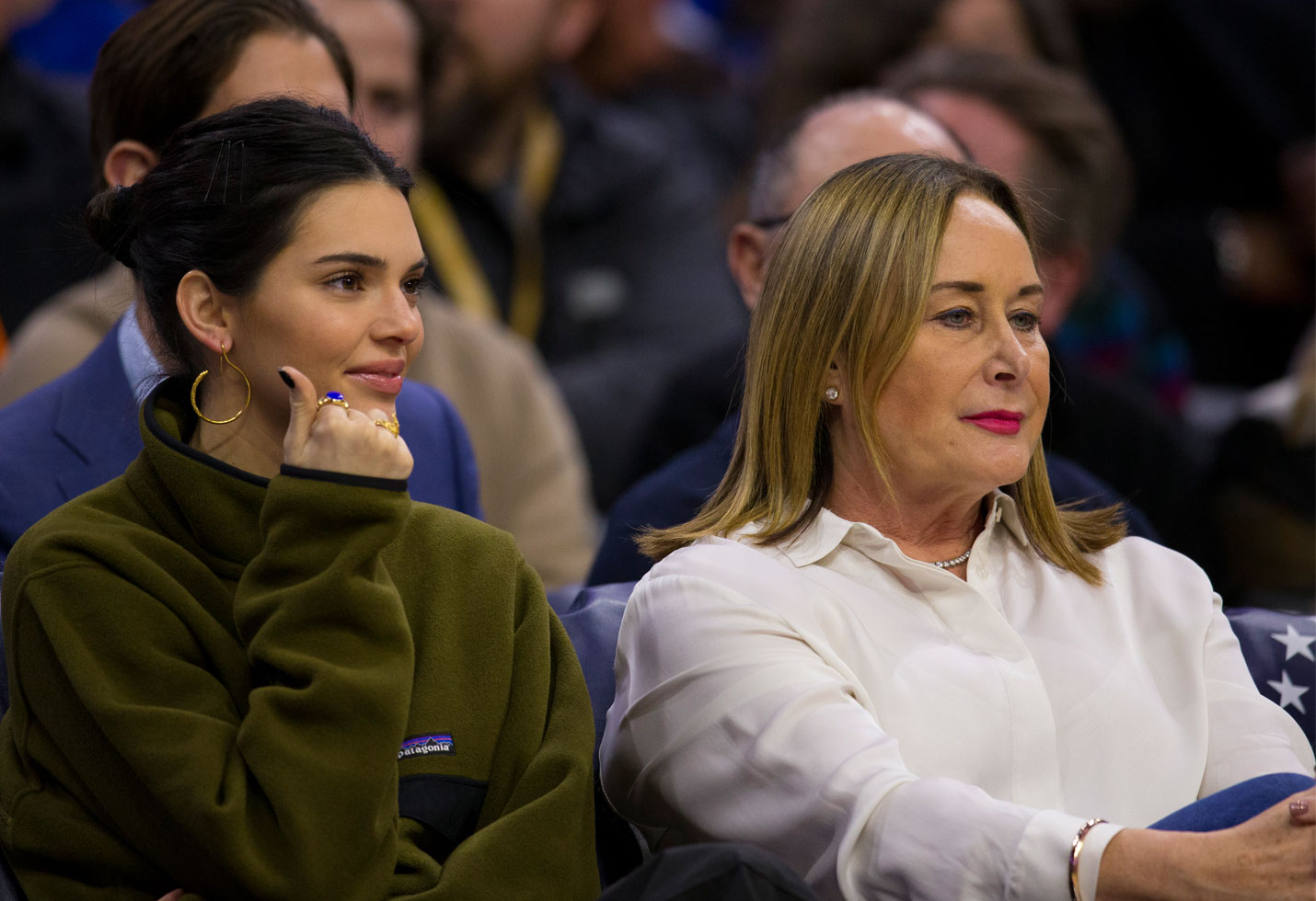 Kendall Jenner Sits With Ben Simmons Mom During His