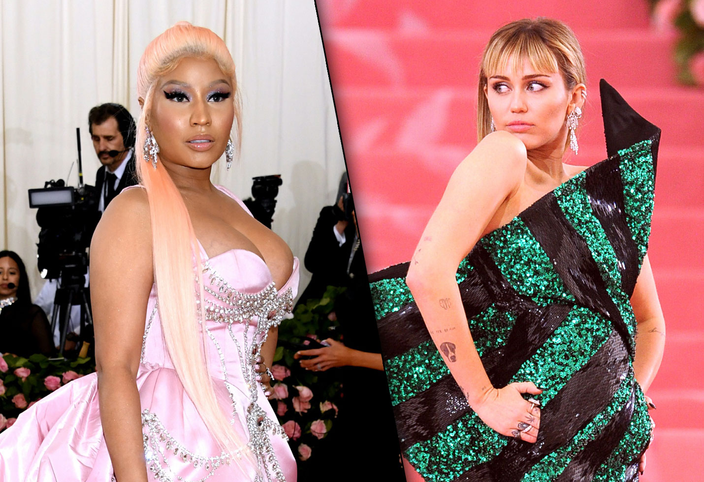 Miley Cyrus S Amp M Porn - Miley Cyrus Backtracks After Reigniting Nicki Minaj Feud