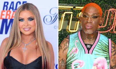 Carmen Electra and Dennis Rodman