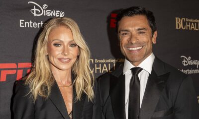 Kelly Ripa and Mark Conseulos